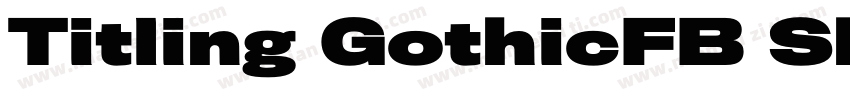 Titling GothicFB Skyline Black字体转换